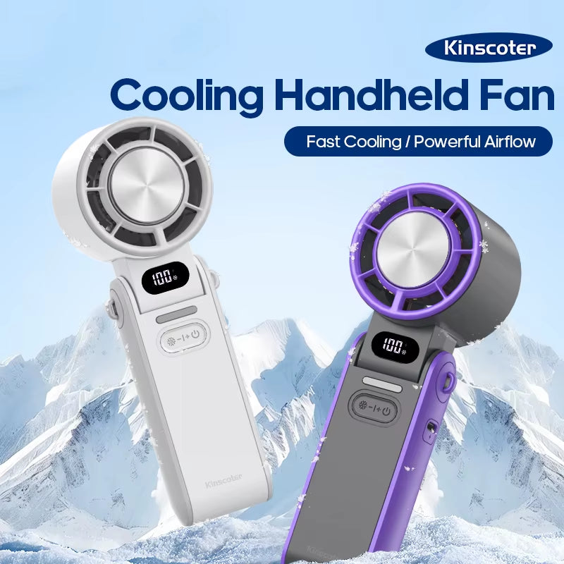 Rechargeable Mini Handheld Fan with Adjustable Speed