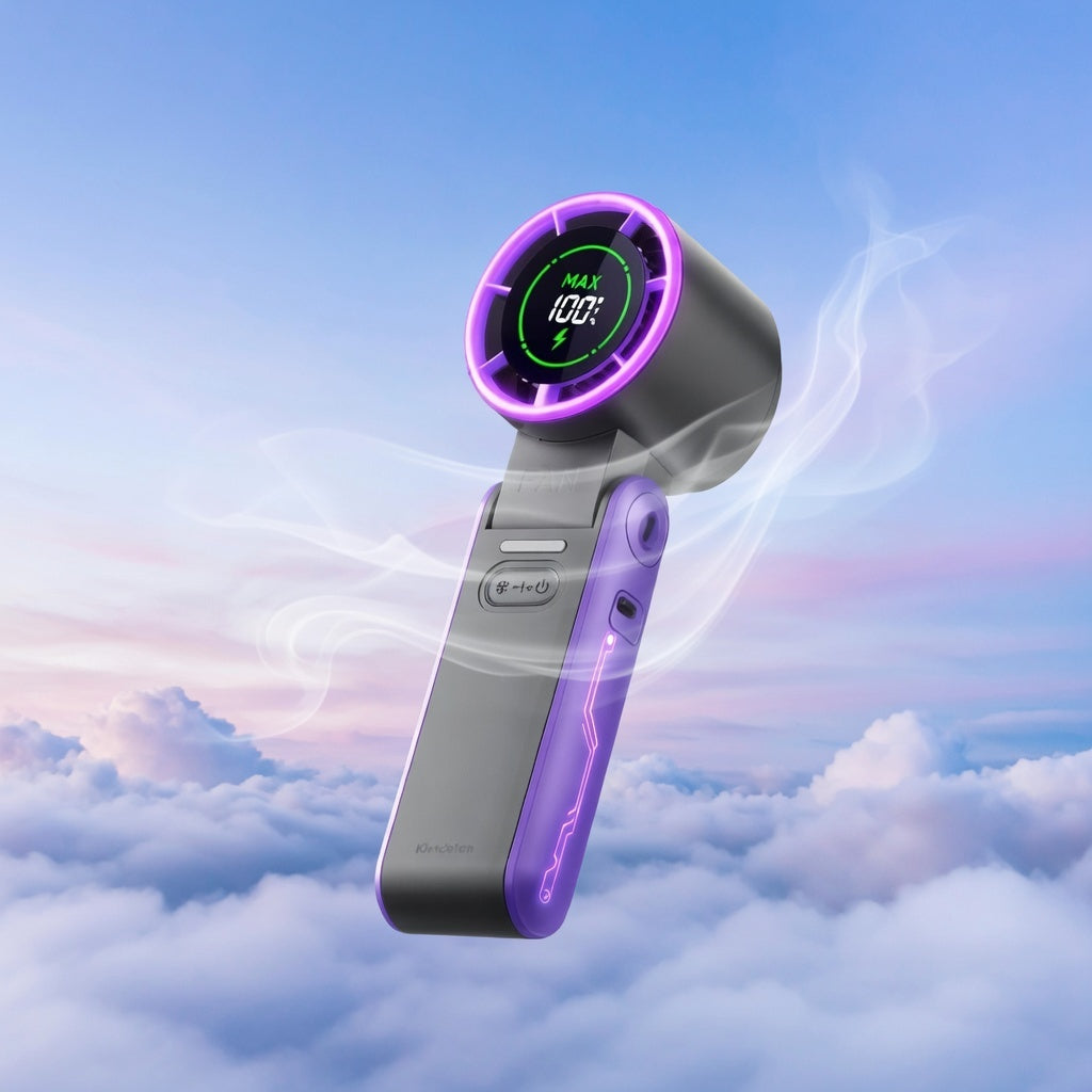 Rechargeable Mini Handheld Fan with Adjustable Speed
