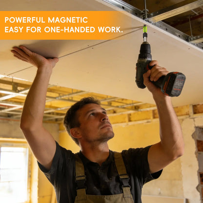 SEESE Strong Magnetic Screw Ring: 1/4 Inch/ 6.35 Mm Universal Magnetic Screw Holder - Removable Magnetic Screwdriver Drill Bit Holder for Hex Screwdriver and Power Bits