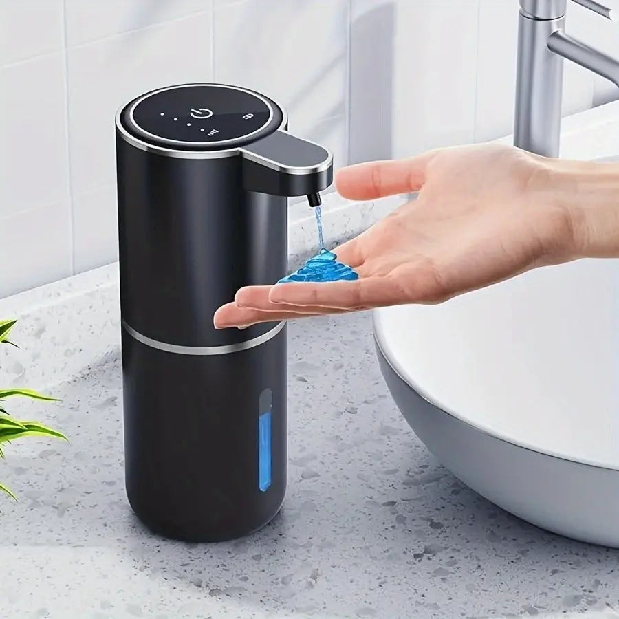 Smart Touchless Soap Dispenser - Automatic Foam/Liquid Dispenser with Adjustable Settings, USB Rechargeable, Waterproof & Wall-Mounted for Bathroom Use