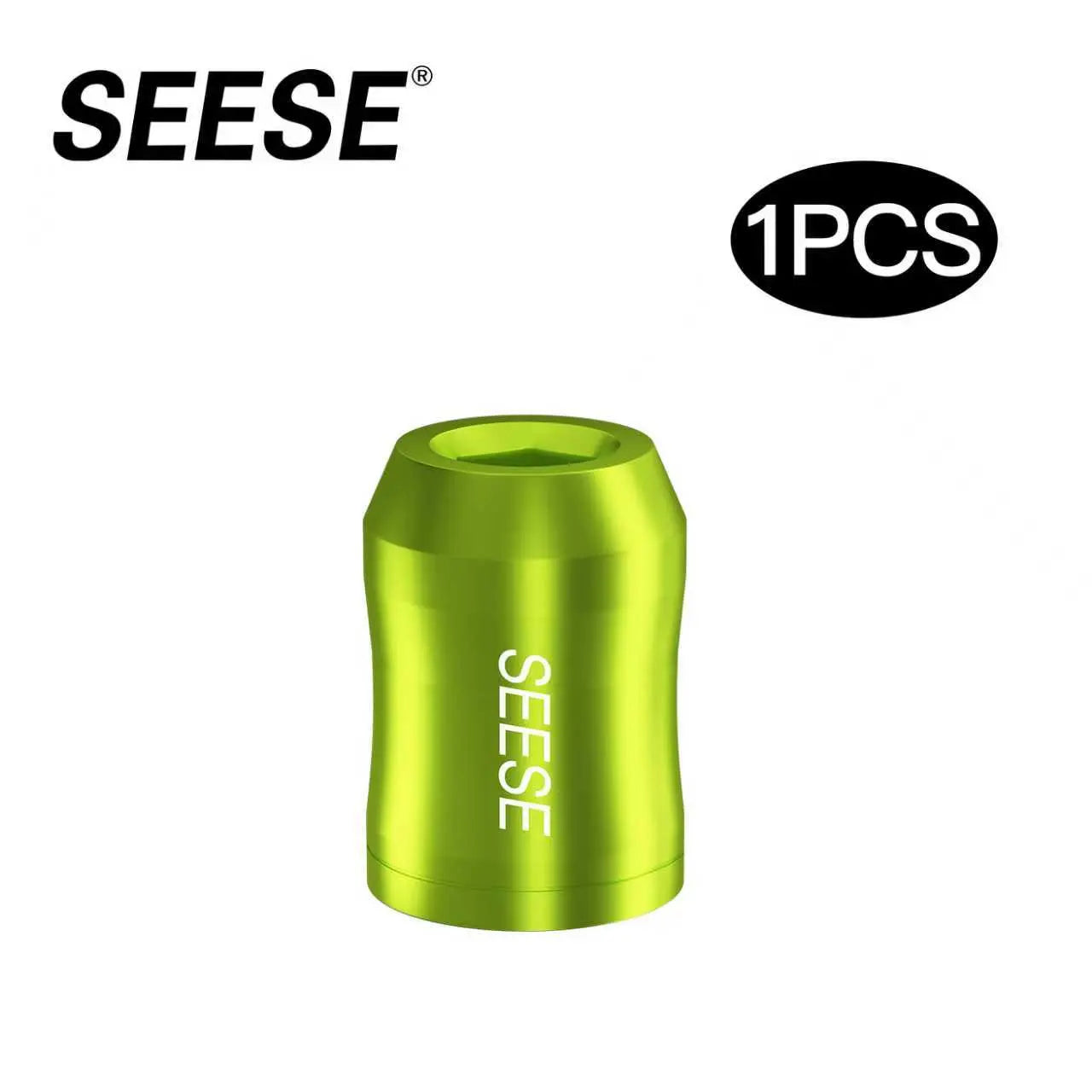 SEESE Strong Magnetic Screw Ring: 1/4 Inch/ 6.35 Mm Universal Magnetic Screw Holder - Removable Magnetic Screwdriver Drill Bit Holder for Hex Screwdriver and Power Bits