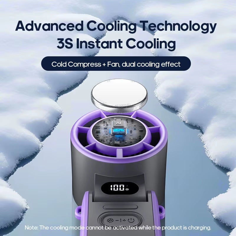 Rechargeable Mini Handheld Fan with Adjustable Speed