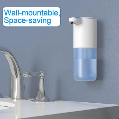 Smart Touchless Soap Dispenser - Automatic Foam/Liquid Dispenser with Adjustable Settings, USB Rechargeable, Waterproof & Wall-Mounted for Bathroom Use