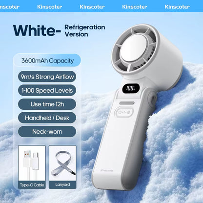Rechargeable Mini Handheld Fan with Adjustable Speed